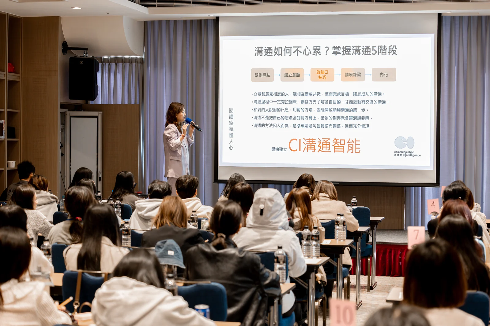 Abby 謝馨慧在大學課程分享 CI 溝通智能方法